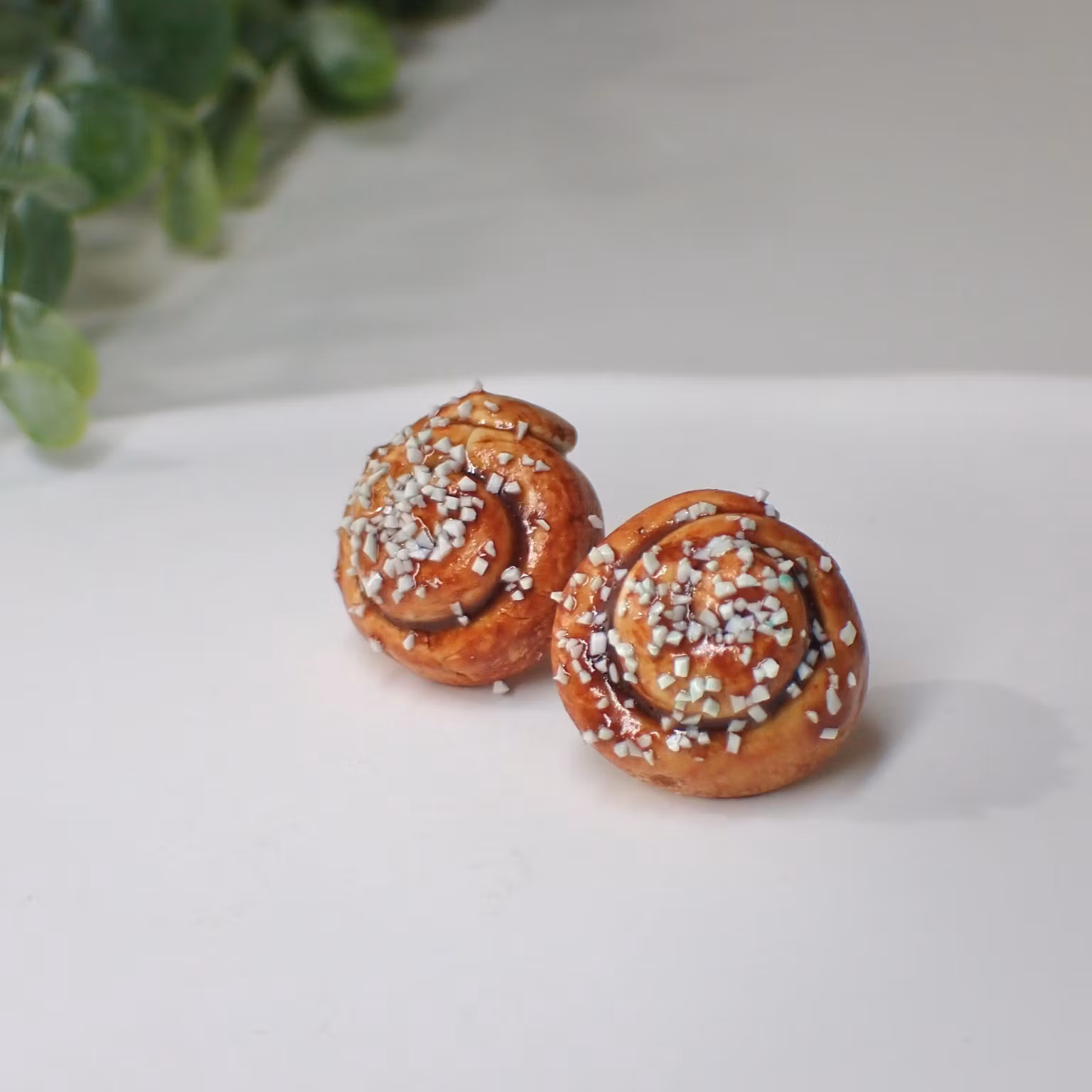 Cinnamon Bun Earrings