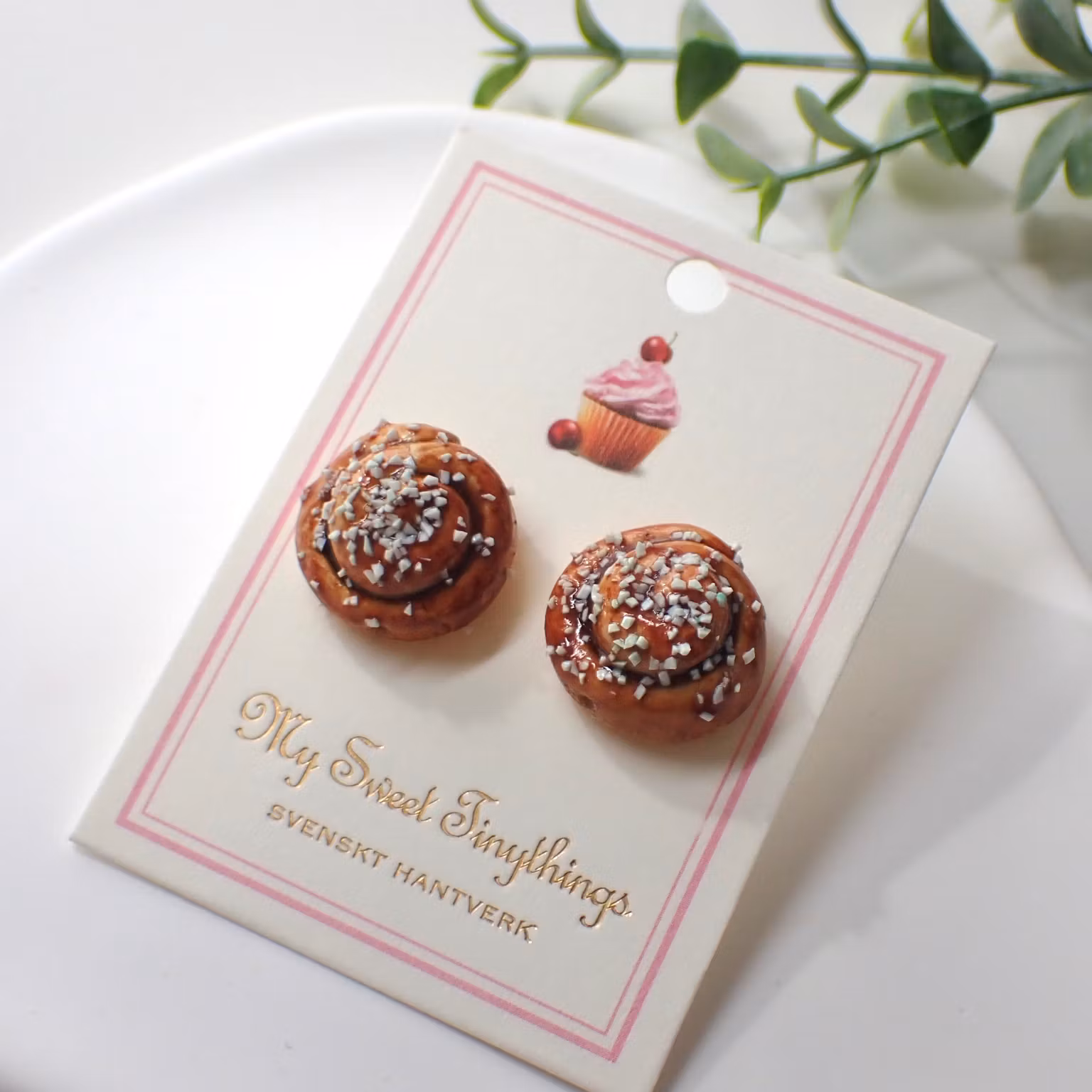 Cinnamon Bun Earrings
