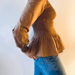 Smockad blus Carin Wester