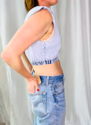 Crop top i denim