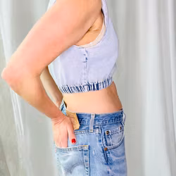 Crop top i denim