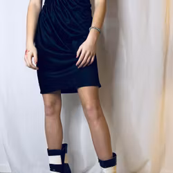 Vintage klänning med paljettdetalj