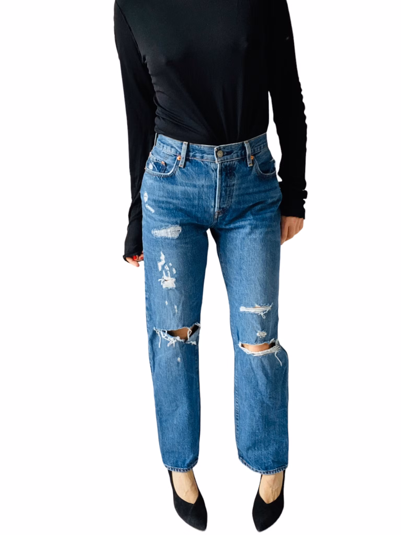 Levi’s 501 27/32 mellanblå