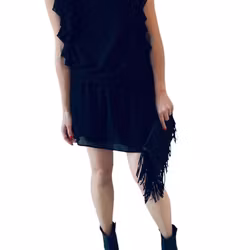 Fornarina kort svart klÀnning