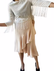 Rodebjer kjol - Hazel Twill rosa