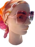 Solglasögon rosa fyrkantiga