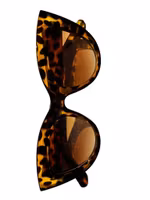 Solglasögon cateyes bruna