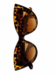 Solglasögon cateyes bruna