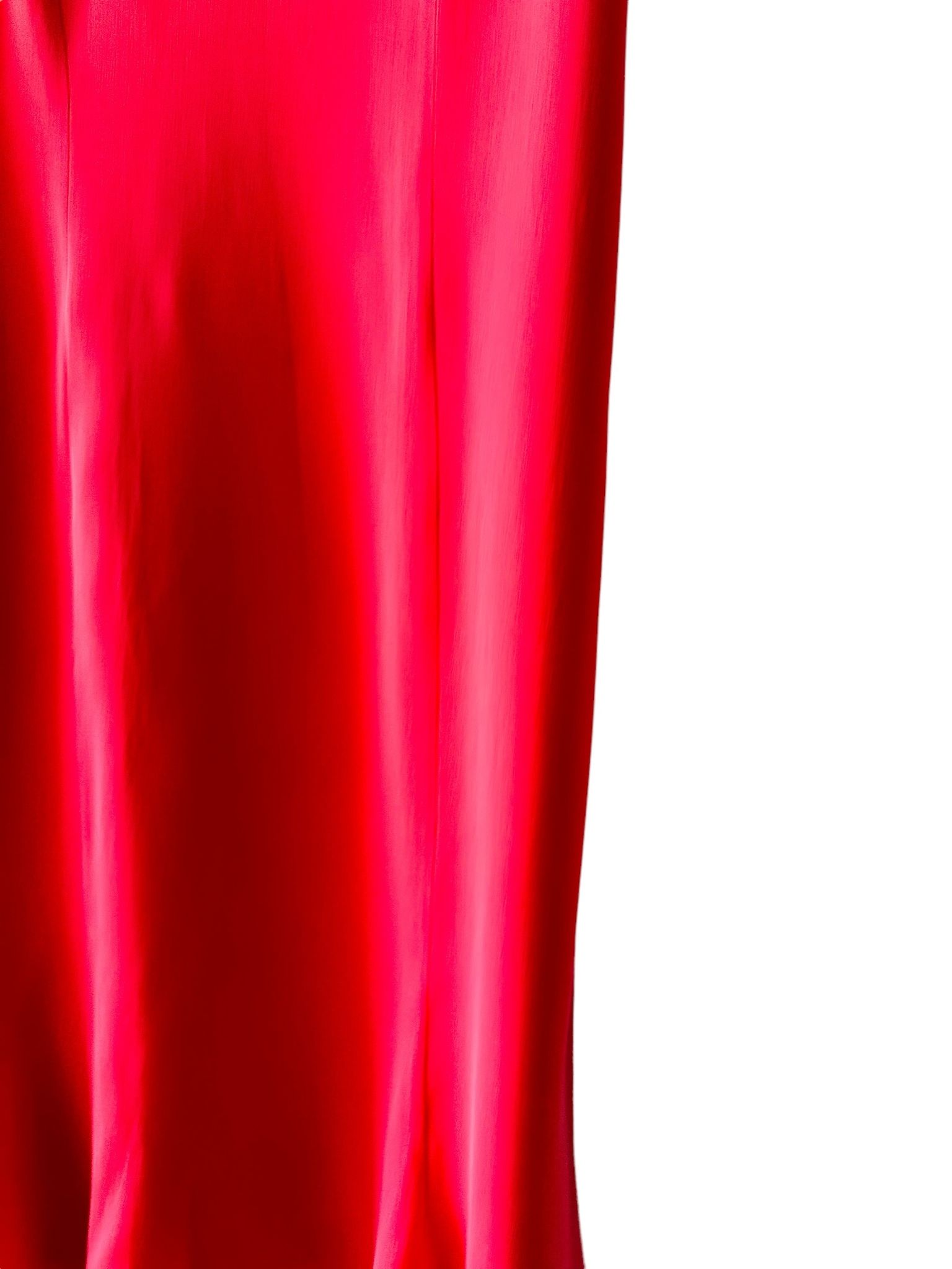 Slipklänning i rosa siden