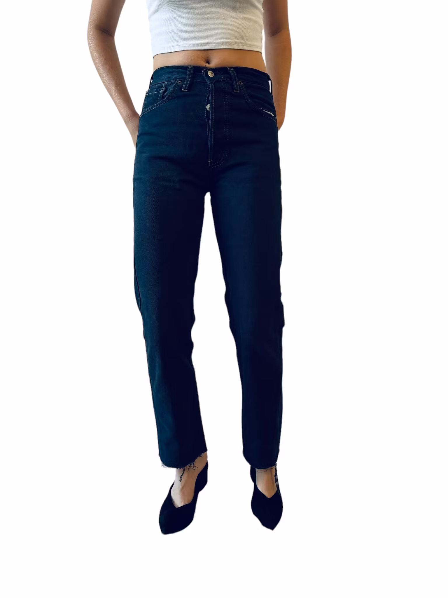 Levi’s 501 - färgade ca XS