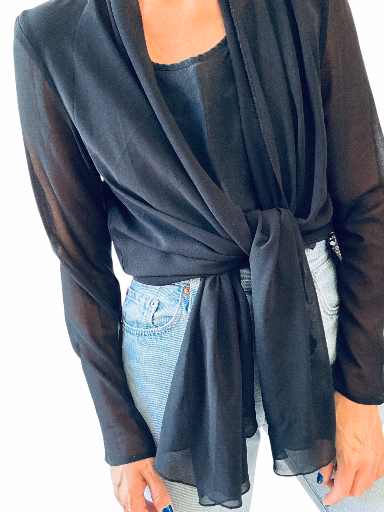 Transparent kofta/kaftan
