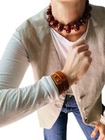 COS läderarmband