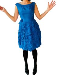 Vintage kornblÄ klÀnning