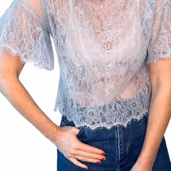 Ljust grön spetstopp