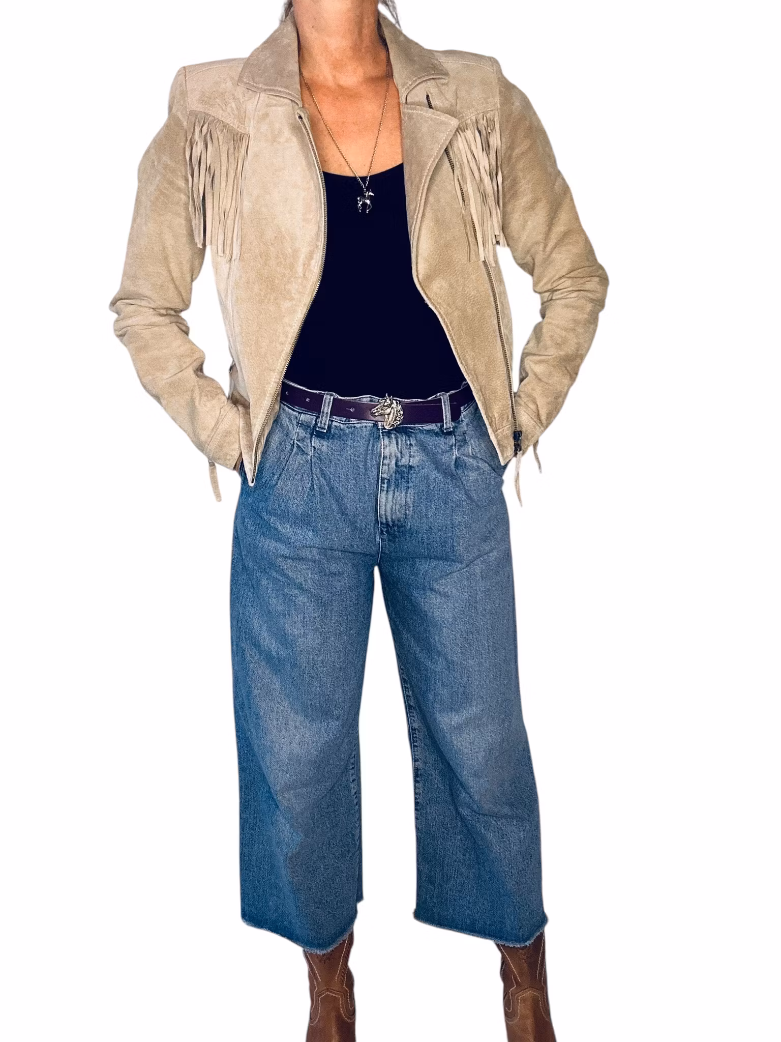 Rodebjer "Mina" jeans - ljusblå