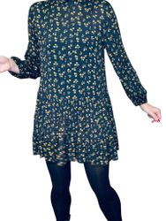 Boho-klänning med små blommor