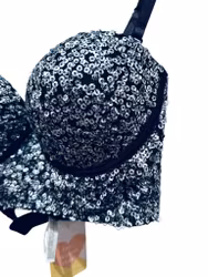 Bralette med paljetter