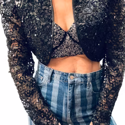 Bralette med paljetter