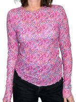 Meshtröja i rosa