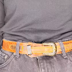 Vintage brunt cowboybälte