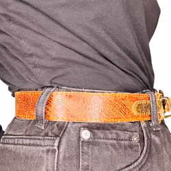 Vintage brunt cowboybälte