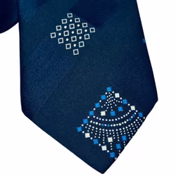 Vintage blå slips 70-tal