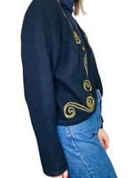 Vintage kofta i ull/angora