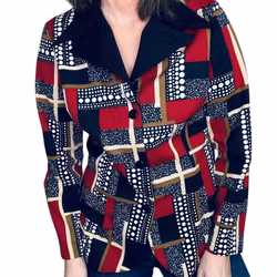 Vintage mjuk kavajjacka