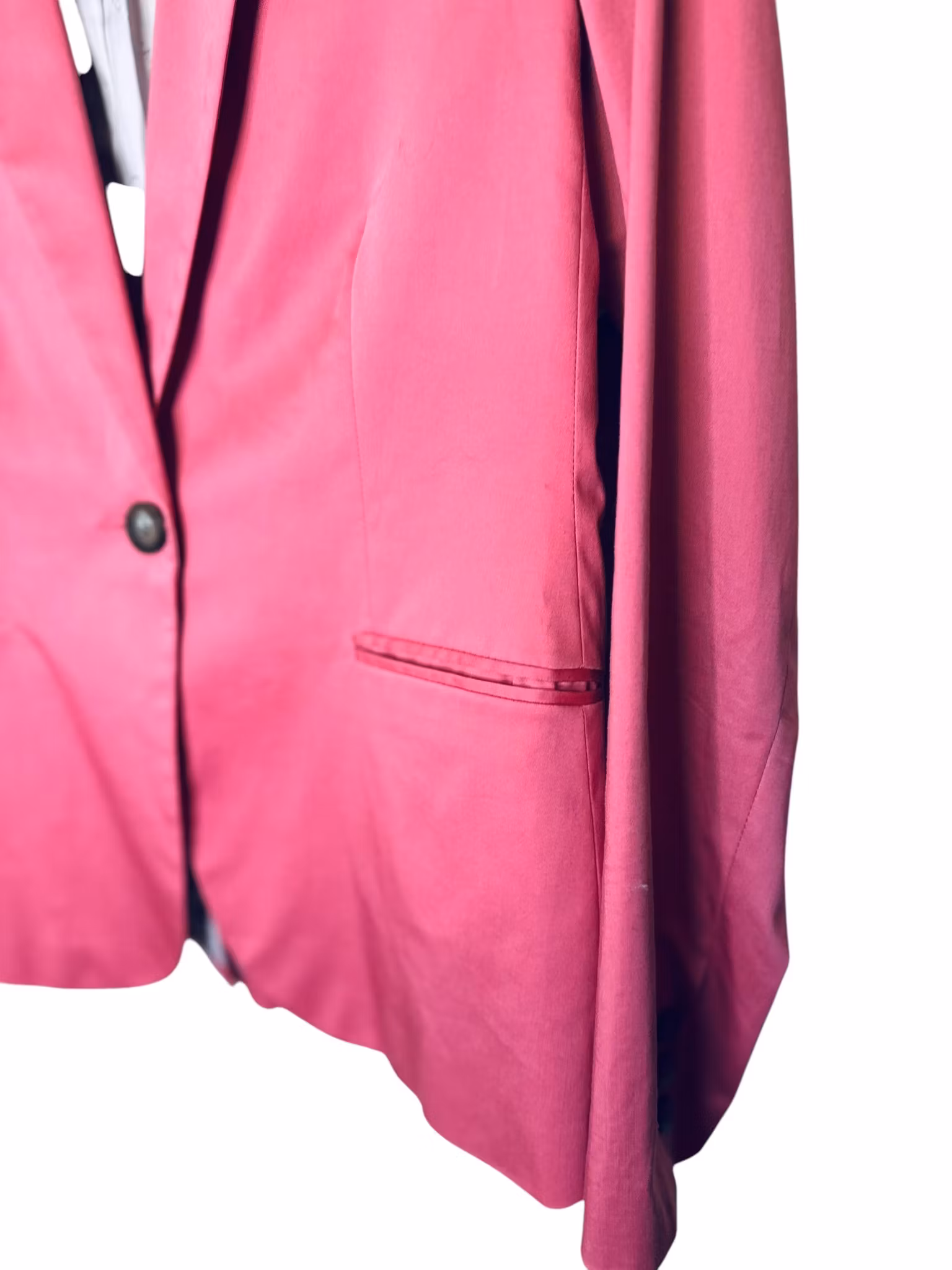 Rosa blazer i bomull