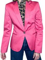 Rosa blazer i bomull