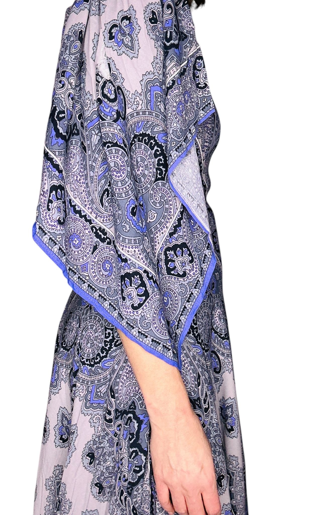 Vintage klänning med scarves-mönster