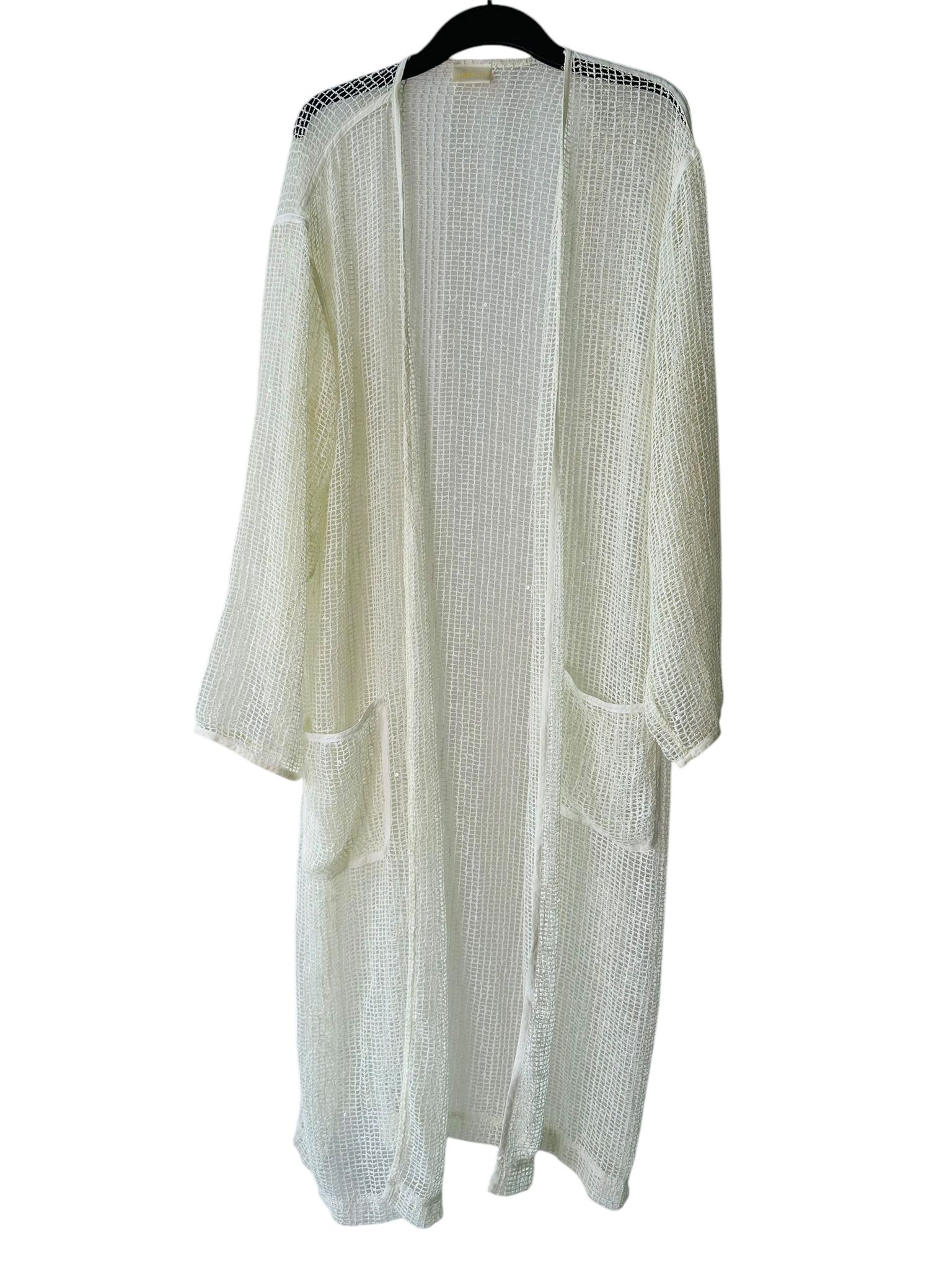 Kimono i nät med paljetter