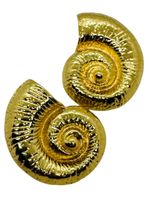 Örhängen snäckor i guld