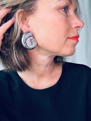 Örhängen snäckor i silver