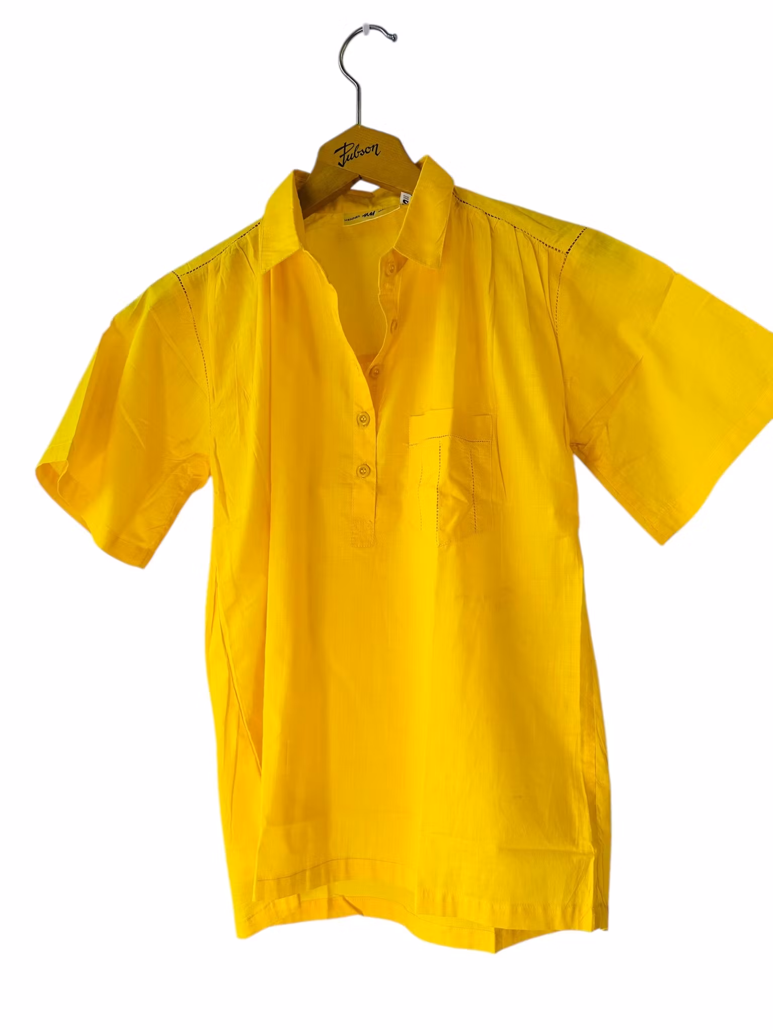 Vintage gul bomullsblus