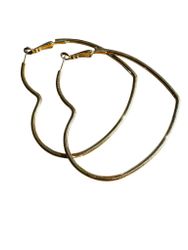 Örhängen hjärtformade hoops