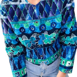 Vintage quiltad jacka