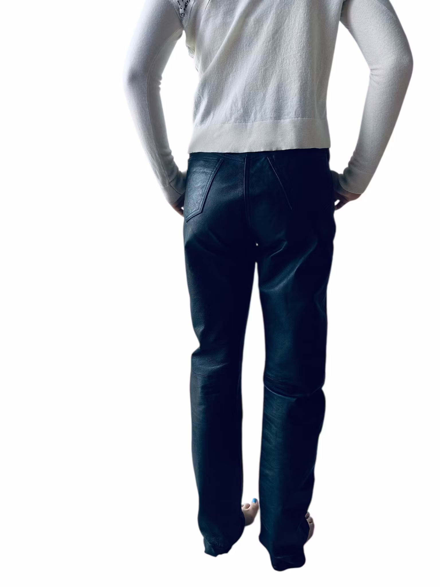 Vintage skinnbyxor