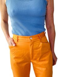 Vintage orange byxor