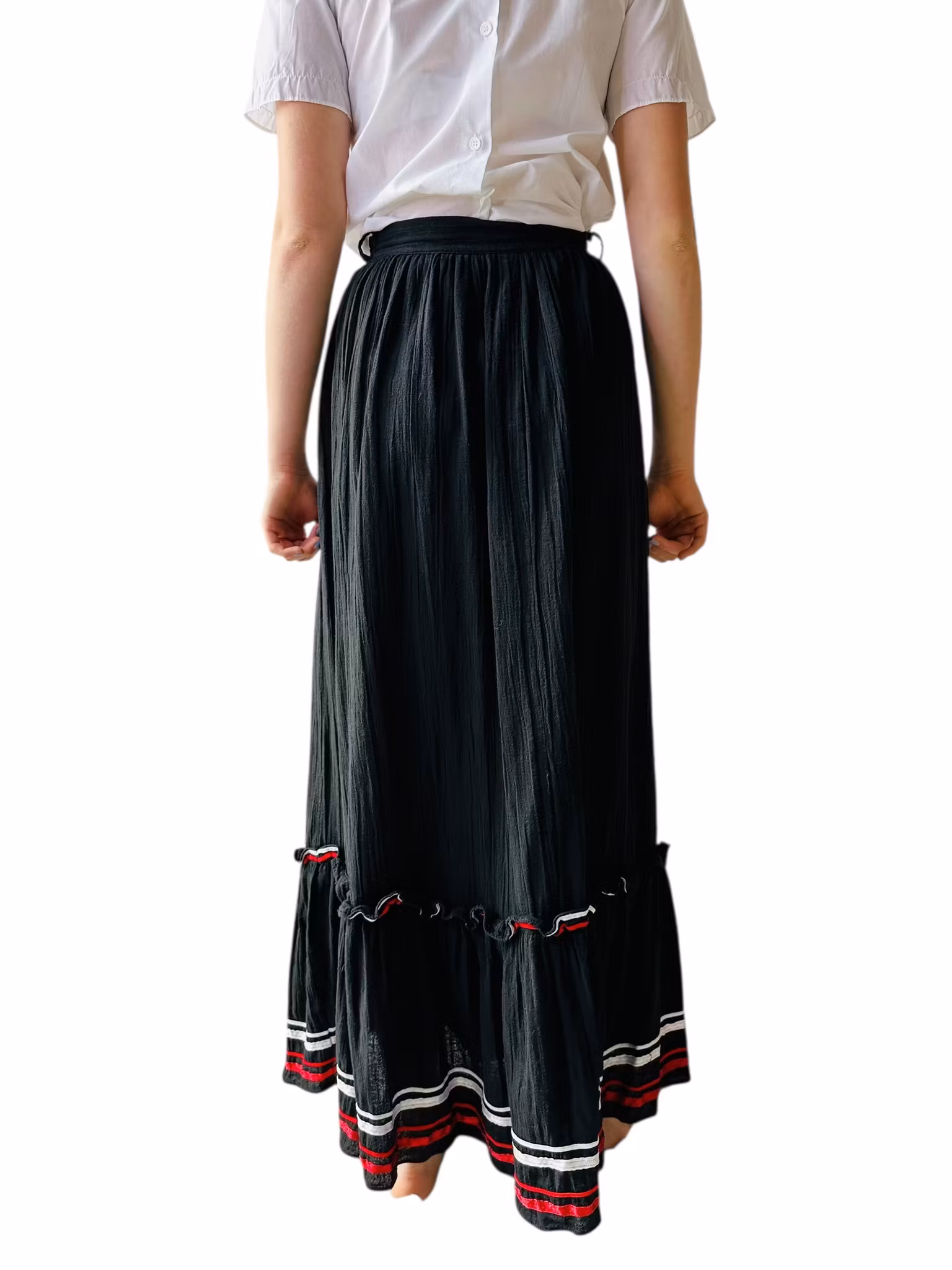 Vintage bohemisk långkjol