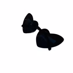 Solglasögon svarta hjärtformade