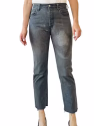 Levi’s 501 28/28 avklippta grå