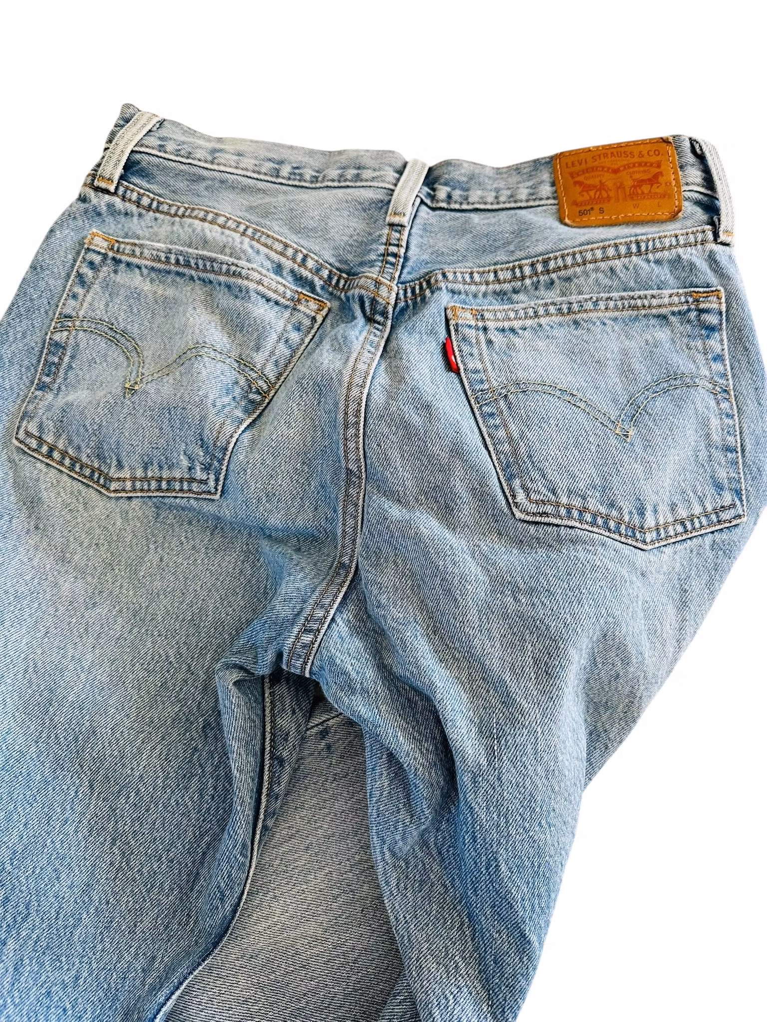 Levi’s 501S 28/30 Ljusblå