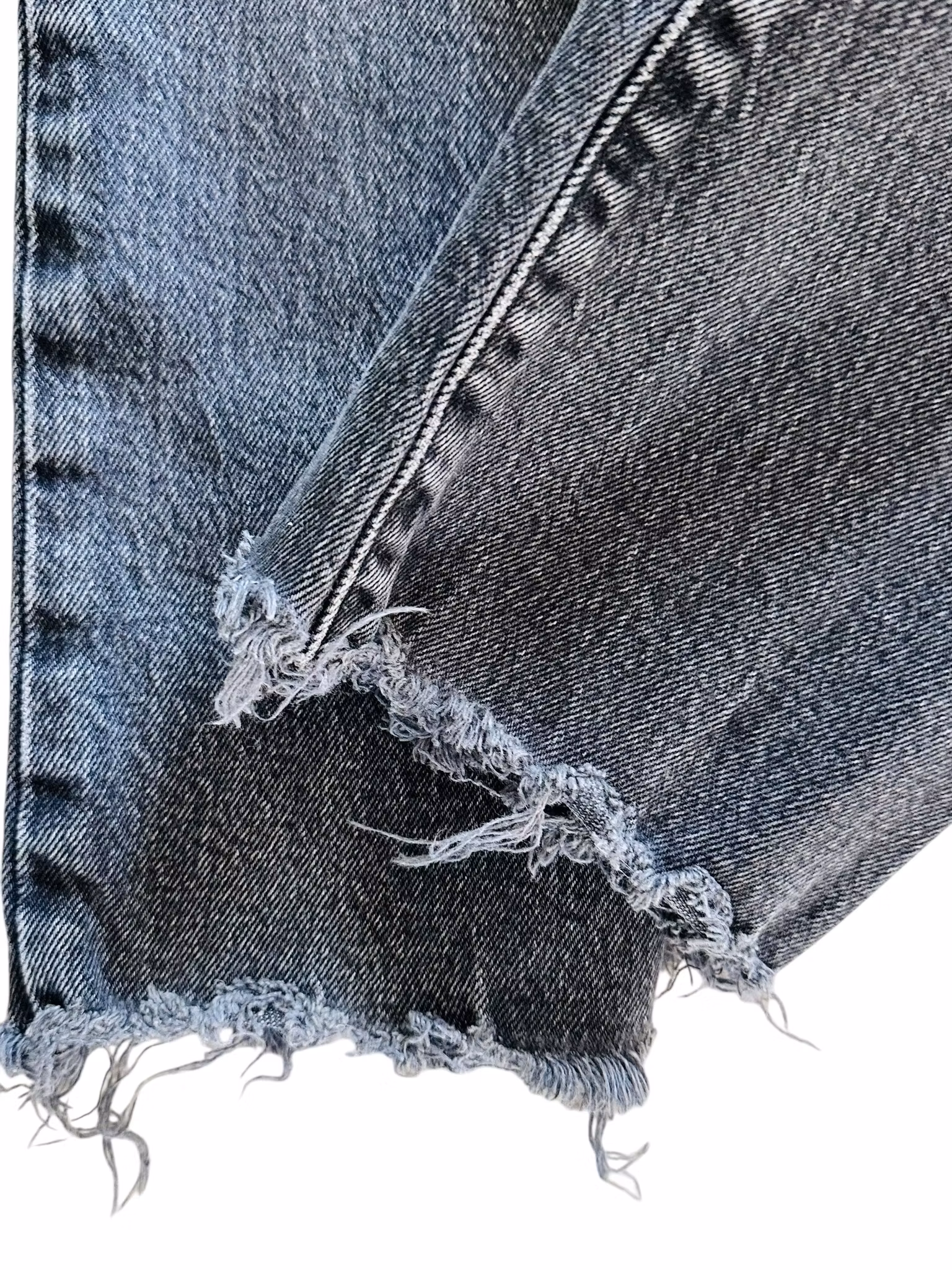Levi’s 501 26/28 grå avklippta ben