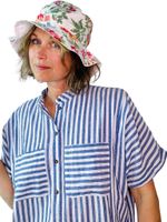 Blommig solhatt