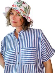 Blommig solhatt