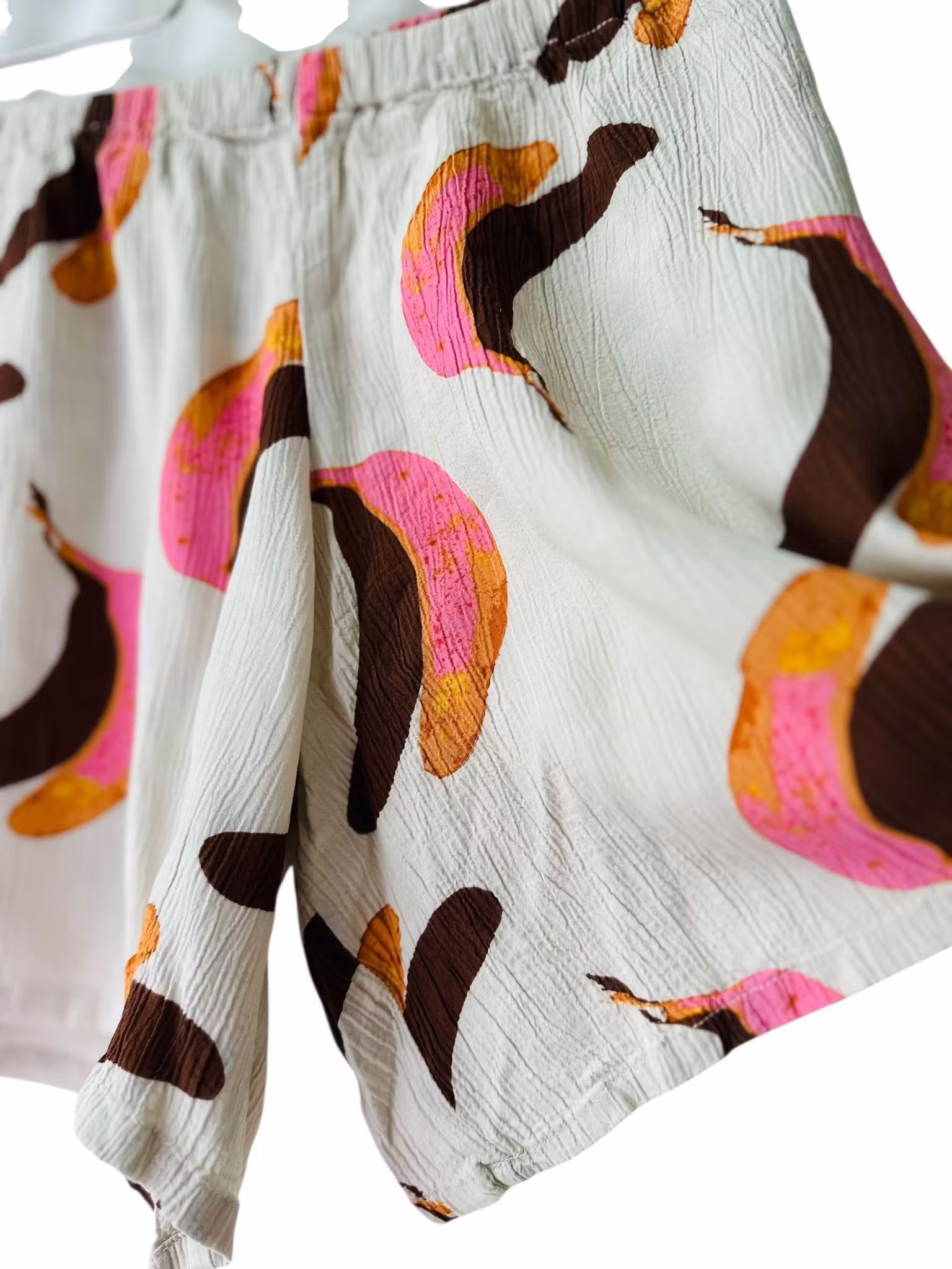Shorts med banan-print
