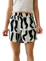 Scampi svart/vita shorts