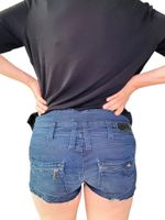 Vintage shorts med låg midja