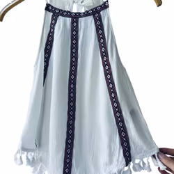 Bohemiskt linne med tofsar